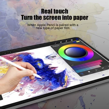 Magnetni Papir Kot Zaščitnik Zaslon Za iPad Pro 11 2021 M1 Za 12,9 Zraka 4 10.9 10.2 10.5 HIŠNE Film Ščitnike Za Risanje Wrtie