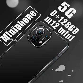 Nov Prihod M12mini 5.2 Palčni Andriod Telefon Globalni Različici 8+128GB 4800mAh Obraza, Prstnih Odklenete 10 Pametne ključne MTK6595