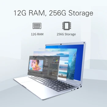 Novo Skakalec EZbook S5 12GB 256GB Intel Celeron Ultra Tanek Prenosnik Dual Core Win 10 Prenosnik 14 Palčni, 1920*1080 IPS Zaslona Računalnika