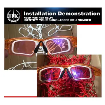 HKUCO Pregleden Okvir Posnetek Za Radar-EV Serije sončna Očala Okvir Lahko spremenite leče
