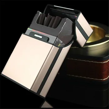 Aluminij Metal 20 Cigaret Primeru Vžigalniki Najboljši Prijatelj Magnetne sponke Polje PC880991