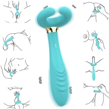 Penis Masturbator G Spot Vibrator Dvojno Penetracijo Klitoris Klitorisa Dildo Vibrador juguetes sexul3s Seks Odraslih Izdelek za Pare