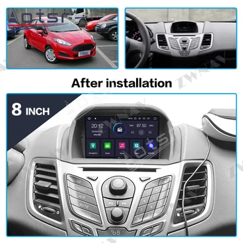 Avto GPS Navigacija Za Ford Fiesta MK7 2013 - 2016 Android Radio Predvajalnik Multimedijski Avdio Zaslon Carplay Autoradio Stereo Enoto HD