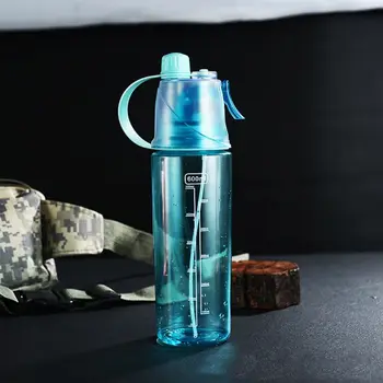 600 ml 4 Barve iz trde Plastike Spray Cool Šport Steklenico Vode Prenosni Plezanje na Prostem Kolo Steklenice