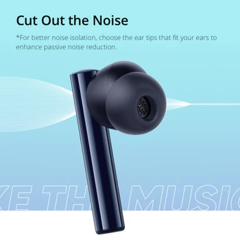 Na Zalogi realme Brsti Zraka 2 ANC Brezžične Slušalke 88ms Super Low Latency 25h Predvajanje Igra Glasbo, Šport Bluetooth Slušalke