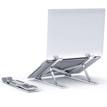 Nastavljiv Zložljive Laptop Stand Imetnik Suporte Za Macbook Pro Prenosni Prenosni Aluminijasti Nosilec Za Prenosni Računalnik Pribor
