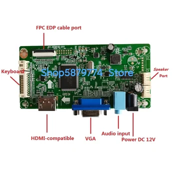 Komplet za LP156WFC-SPDB/SPDA Zaslon Plošče HDMI je združljiv VGA Zaslon EDP Pogon 1920X1080 Controller Board LED Monitor LCD