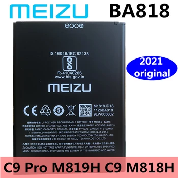 Meizu Prvotne 3000mAh BA818 Baterija Za Meizu C9 Pro M819H C9 M818H Mobilnega Telefona Baterije