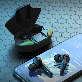 TWS Bluetooth 5.0 Slušalke Gaming Slušalke Nizke Latence Šport Nepremočljiva Brezžične Slušalke šumov Čepkov Igralec
