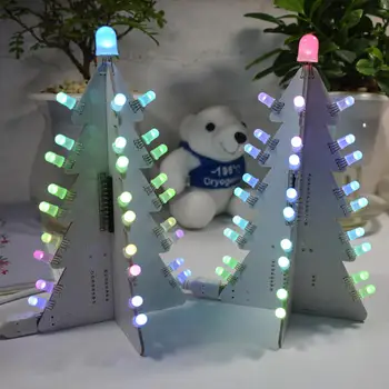 Božič Darilo DIY za Nadzor Svetlobe Barvno LED Big Velikost za Božična Drevesa Stolp Komplet vključuje USB, Napajalni Kabel