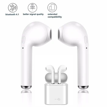 I7s TWS Bluetooth Slušalke Mini Športne Slušalke Nepremočljiva Čepkov Glasbe ročaji očal Za Huawei Iphone Xiaomi Brezžične Slušalke