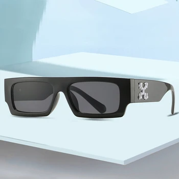 Retro Kvadratnih Mala sončna Očala Ženske Moški Pravokotnik Širok Noge, U Oblike, sončna Očala Moda Prostem Odtenki UV400 2021 Očala