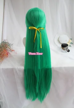 Higurashi no Naku Koro ni Sonozaki Shion 100 cm Zelena Styled Cosplay Toplotno Odporen Sintetičnih Las + lasulja skp