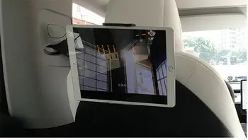 Nova Prilagodljiva 360-Stopinjski Vrtečih Za IPad Avto Blazino Mobilni Nosilec za Telefon, Tablični računalnik Stojalo Zadnji Sedež nosilca Vesa Za Tesla Model 3Y