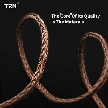 2019 TRN 16 Jedro Silver Plated 2.5/3.5/4.4 mm Uravnoteženo Kabel Za 0.75 0.78 2pin/mmcx Priključek Hifi Nadgradnjo Kabel za TRN CCA KZ