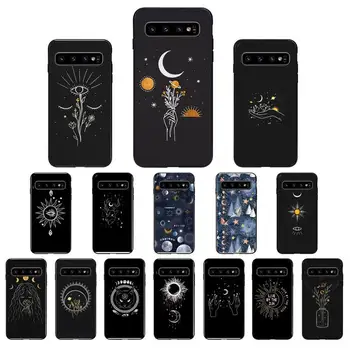 Babaite Umetnosti Sonca Roža, Mačka Luna Primeru Telefon za Samsung Galaxy S6 S6edge Plus S7 S7edge S8 S9 S10 Plus S20
