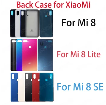 Zadnji Pokrov Baterije Za Xiaomi Mi8 Lite Zadnje Steklo Vrata Stanovanja Primeru Za Xiaomi Mi8 SE Pokrov Baterije za Mi 8SE 8 Lite