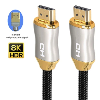 1m 2m 3m 8K HDMI je združljiv kabel 4K 120HZ UHD HDR 48Gbps V2.1 za Xiaomi Samsung TV PS4 Razdelilno Stikalo Avdio Video HD Kabel