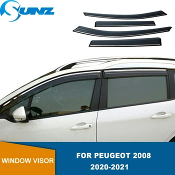 Strani Okna Deflektor Za Peugeot 2008 2020 2021 Okno Trim Strani Okna Ščitniki Sonce Dež Stražar Vent Ter SUNZ