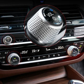Modni Avtomobil Nadzor Glasnosti Gumb Gumb Zamenjava Trim Za Novi BMW Serije 3 G20 G05 X5 G06 X6 G07 X7 Z4 G29 Kristal Notranje zadeve