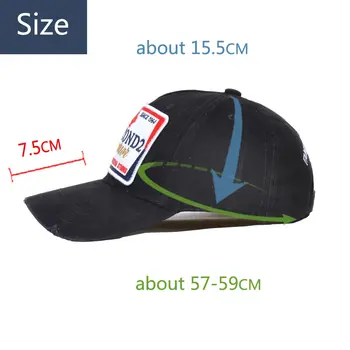DSQ Vojske Zelena ikona blagovne znamke moške bombaž baseball skp nastavljiv klobuk baseball skp pismo blagovno znamko moške skp črno modra