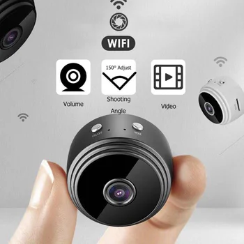 Mini Home Security Wifi IP Kamera 1080P Brezžična Notranja Kamera Night Vision 360 Stopinj Audio Zaznavanje Gibanja Baby Monitor