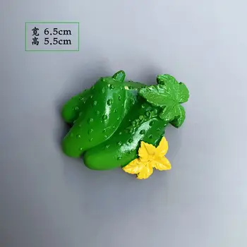 3D Simulacija Zelenjave, Sadja, hladilnik Magneti Sporočilo Post Poper Gob Magnet Dekoracijo Paradižnika, Čebule Hladilnik Nalepke