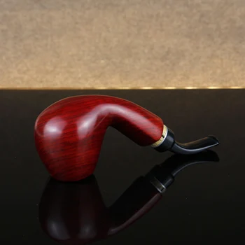 Visoko Kakovostno Rdeče Sandale Lesa Cev 9mm Filter Tobak za Kajenje Pipe Ročno Kajenje Pipe brezplačna orodja nastavite Kajenje Opremo