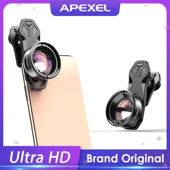 Za padec ladijskega prometa APEXEL 100 mm makro objektiv 4K HD super makro leče+CPL+star filter za iPhonex xs max Samsung s9 vsi pametni telefon