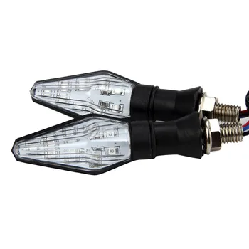 1 Par Univerzalno 12v 1w Led motorno kolo Zavrtite Signala, Kazalniki Luči Lučka za Motor Indikator Blinker Moto Rep Luči #YL1