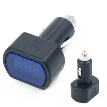 LED Digitalni Zaslon Avto Voltmeter Tester Samodejno Merjenje Napetost Akumulatorja Zaščito Motorja Z Preobremenitve prevelik tok Zaščita