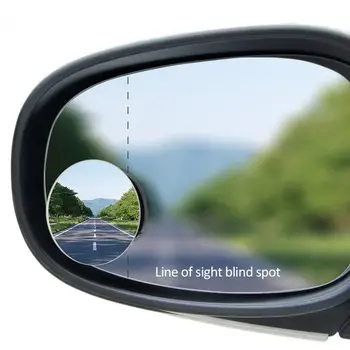 Avto 360 Širokokotni Krog Konveksno Ogledalo Avto Vozila Strani Blindspot Blind Spot Ogledalo Široko Vzvratno Ogledalo Majhne Okrogle Ogledalo