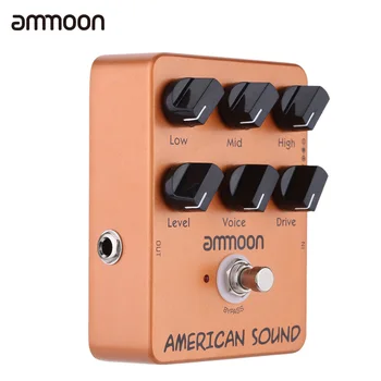 Ammoon AP-13 Ameriški Zvok Amp Simulator Kitara Efekt Pedal, True Bypass Visoke Kakovosti Kitara Deli in Oprema