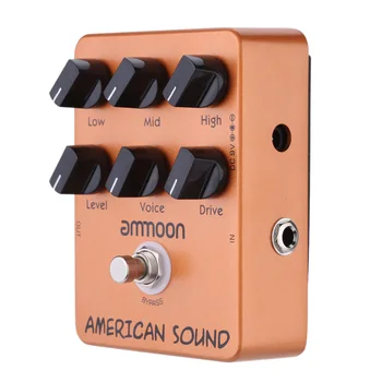 Ammoon AP-13 Ameriški Zvok Amp Simulator Kitara Efekt Pedal, True Bypass Visoke Kakovosti Kitara Deli in Oprema