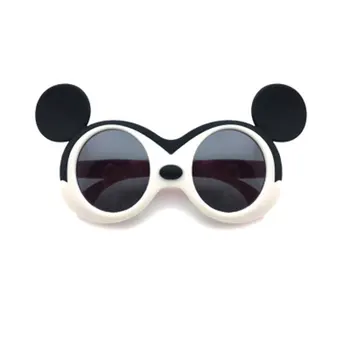 Smešno Silikonski Polarizirana Risanka Miško sončna Očala Mickey Mouse Sunglass za Otroke