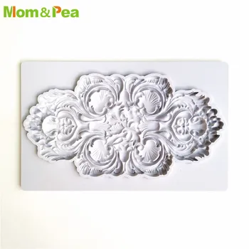 Mama&Grah GX281 Dekorativno Oblikovane Silikonsko Plesni Torto Dekoracijo Fondat Torto 3D Plesni, Hrana Razred