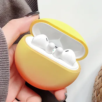 Gradient Barve Slušalke Zaščitni ovitek Za Huawei Freebuds 3 Brezžična tehnologija Bluetooth-združljive Slušalke Polnjenje Box Dodatki