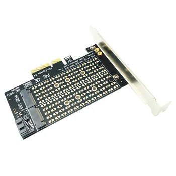 PCI Express PCIE za M2 Adapter NVME SATA M. 2 PCIE SSD Adapter NVME/SATA M2 PCI E Adapter SSD M2, na SATA PCI-E Card M Tipka + B Ključ