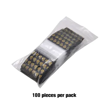 1 Paket Duha Glavo Plastične Tesnilne Torba 100 kozarcev / Veliko Različnih velikostih, Tobak Vrečko Zapira Zadrgo za Shranjevanje Vrečko Celofan Pakiranje