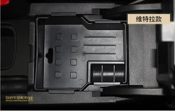 Za Suzuki Vitara 2016-2018 Avto Centralne Armrest Škatla za Shranjevanje Konzole za Roko Ostalo Pladenj Imetnik Primeru Palle Notranje opreme