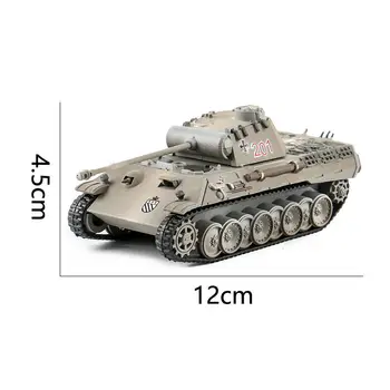1/72 Tank model kompleti DIY igrača self-assembled in Brezbarvna