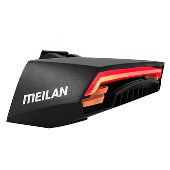Meilan X5 Brezžični Kolesarski Zadnje Luči za Kolo Oddaljene Luči Obrnite Signal LED Svetlobni USB Obdavčljivi Kolesarjenje Opozorilo Rep Svetlobe