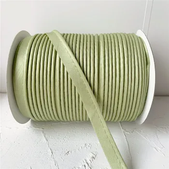 12mmX20Yards Saten Pristranskosti Kabel Ročno izdelan Za DIY Oblačilo, Šivanje In Obrezovanje kabel visoko kakovost in bombaž vrvi