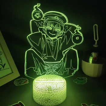 Wc Zavezuje Hanako Kun Anime Slika Yugi Amane 3D Led Nočne Luči RGB Kul Darilo Za Prijatelja, Lava Svetilka Spalnica Tabela Manga Dekor
