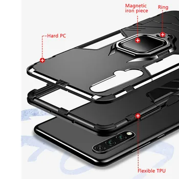 Shockproof Oklep Primeru za Xiaomi Mi Max 2 Primera Obroč Držala Stojala za Telefon Hrbtni Pokrovček za Xiomi Mi MAX 2 MAX2 MIMax2 Funda Capa
