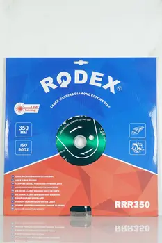 Rodex RRR350 Laser Diamantni Disk za Rezanje Asfalta, Betona 350 mm 5 Kos
