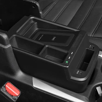 15W QI avto brezžični polnilnik hitro mobilni telefon polnilnik pribor za Honda CRV CR-V, polnjenje tablice armrest polje polnjenje primeru