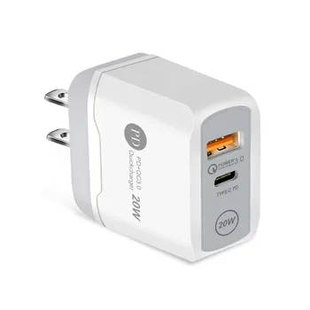PD20W USB PD Polnilec za Hitro Polnjenje 3.0 Hitro Polnjenje EU in ZDA UK Priključite Napajalni Adapter Za IPhone 11/12 Pro XS QC USB 3.0 C Polnilnik