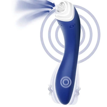 G Spot Vibrator z vibriranjem Dildo - Adult Sex Igrače z Jeziki za Stimulacijo Ščegetavčka,Mirno Dvojno Motornih Dildo, Vibrator za Ženske