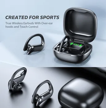 Bluetooth Slušalke Led Zaslon Brezžične Slušalke TWS S Mikrofon Stereo Čepkov Nepremočljiva šumov Slušalke